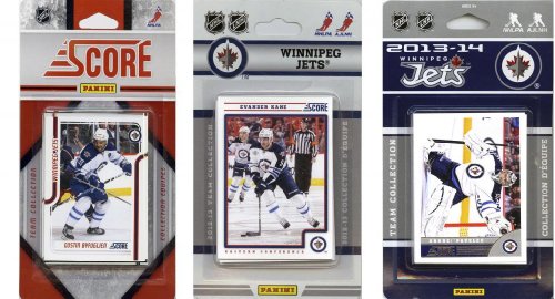 C&I Collectables NHL Winnipeg Jets 3 Different Licensed Trading Card Team Sets