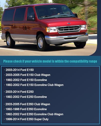 Image of Side Door with Cable for 1992-2014 Ford E150, E250, E350 Econoline Vans - Right Rear Door Upper Latch, Replaces AC2Z-5264A26-B