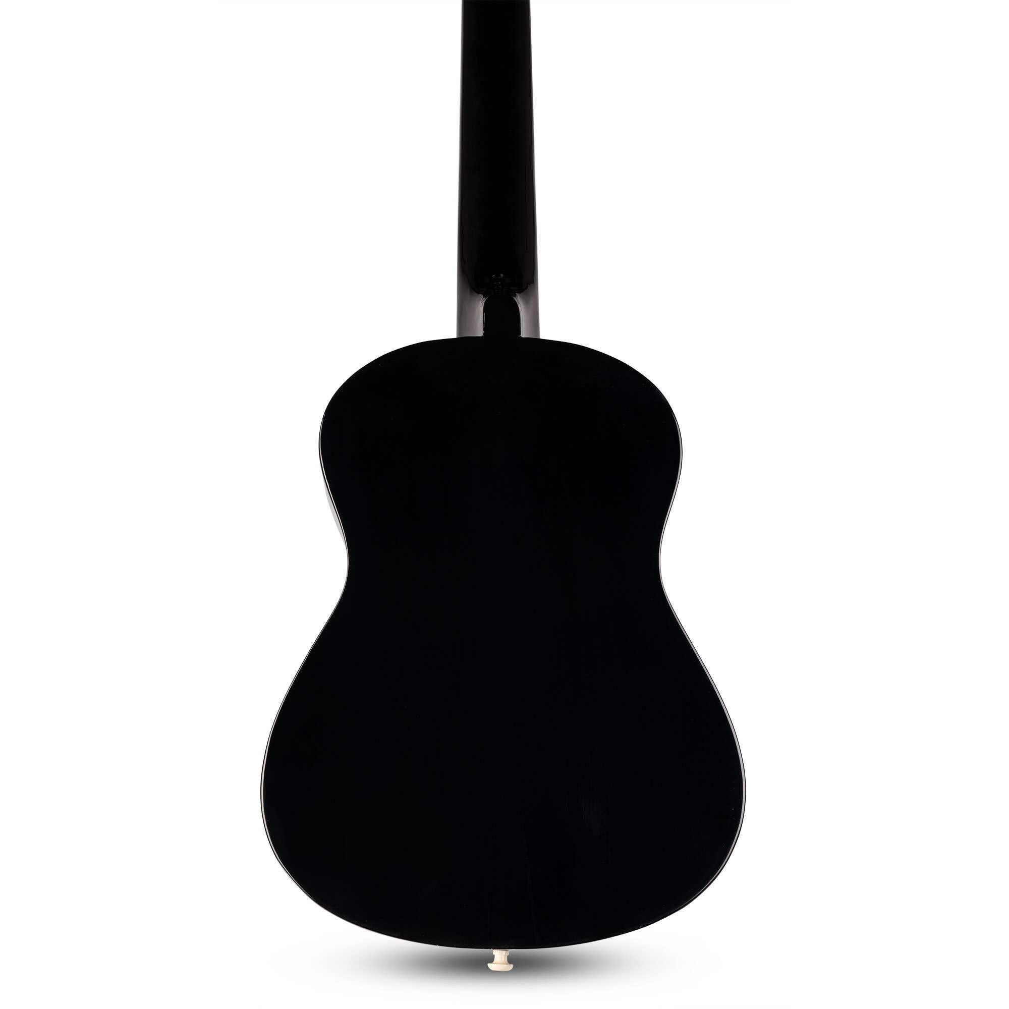 MAX SoloArt Junior 1/4 Guitarra Clásica para Niños de 3 a 6 Años - Set Completo con Funda Mochila, Afinador Clip, Soporte GP20, Púas y Cuerdas de Nailon - Ideal para Principiantes Infantiles