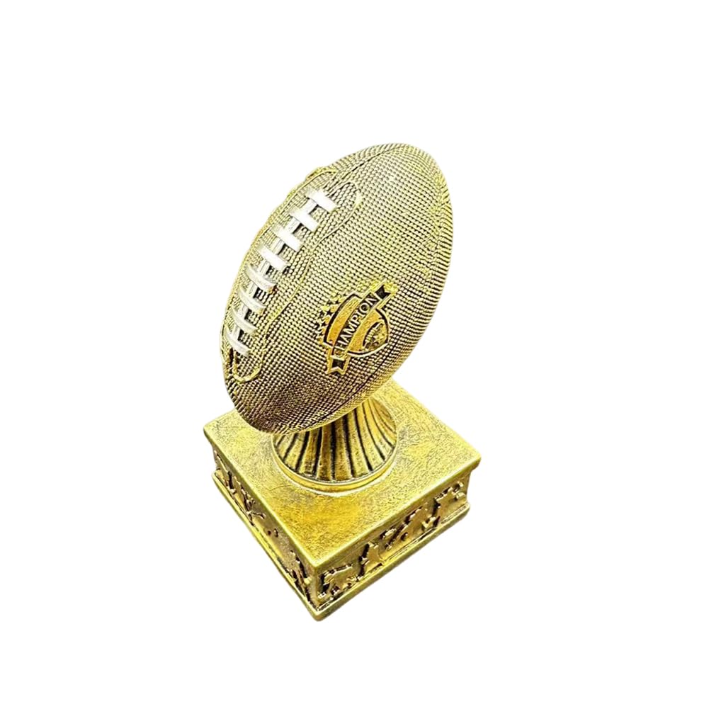 DHetyE souvenir, Fantasy Football Trophy - 5.9 Inch Gold League Trophys Inspired Recognition Award