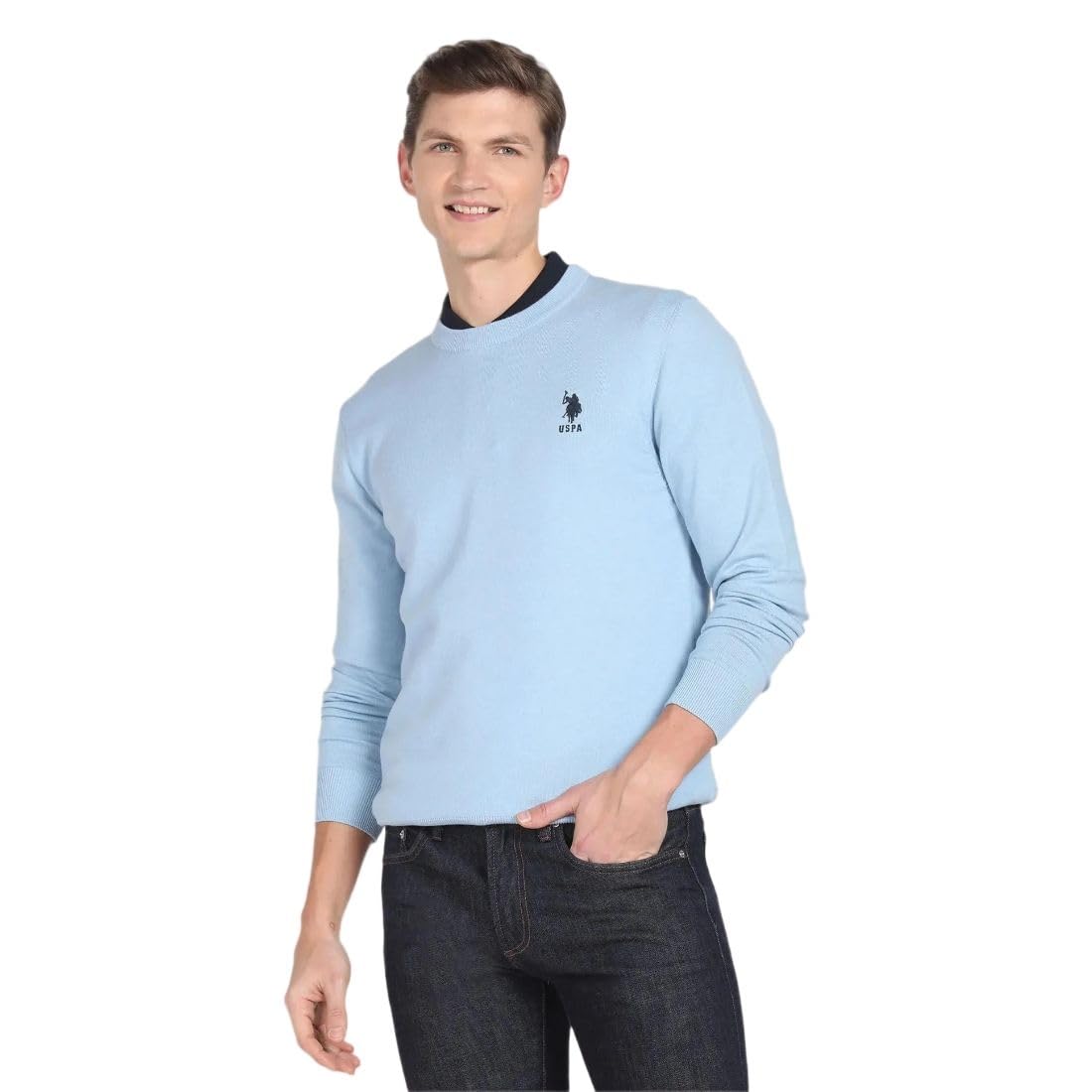 u.s. polo assn. Crew Neck Solid Sweater-picture-50
