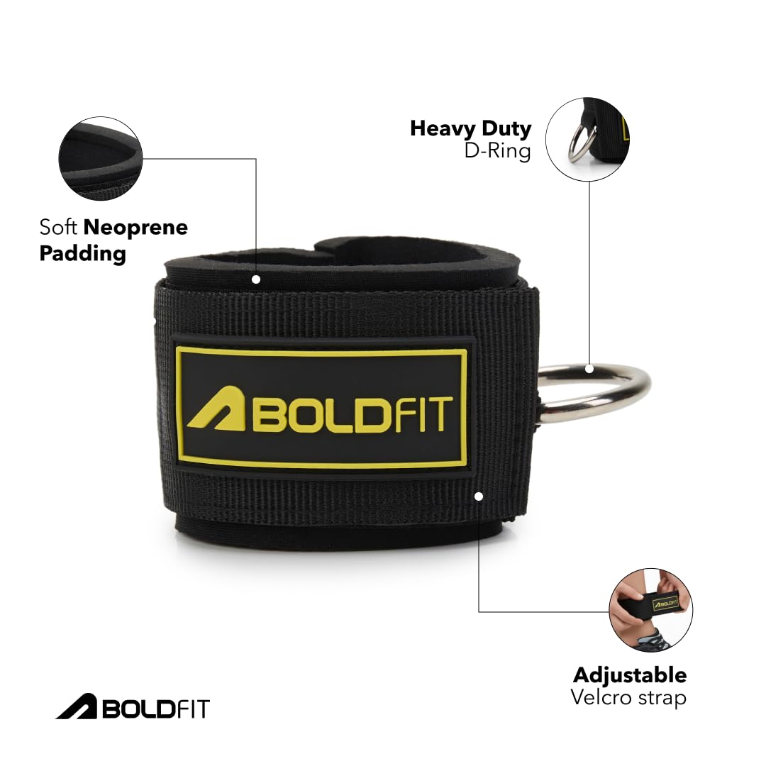 Boldfit Ankle Straps - Gym Workout Support -7