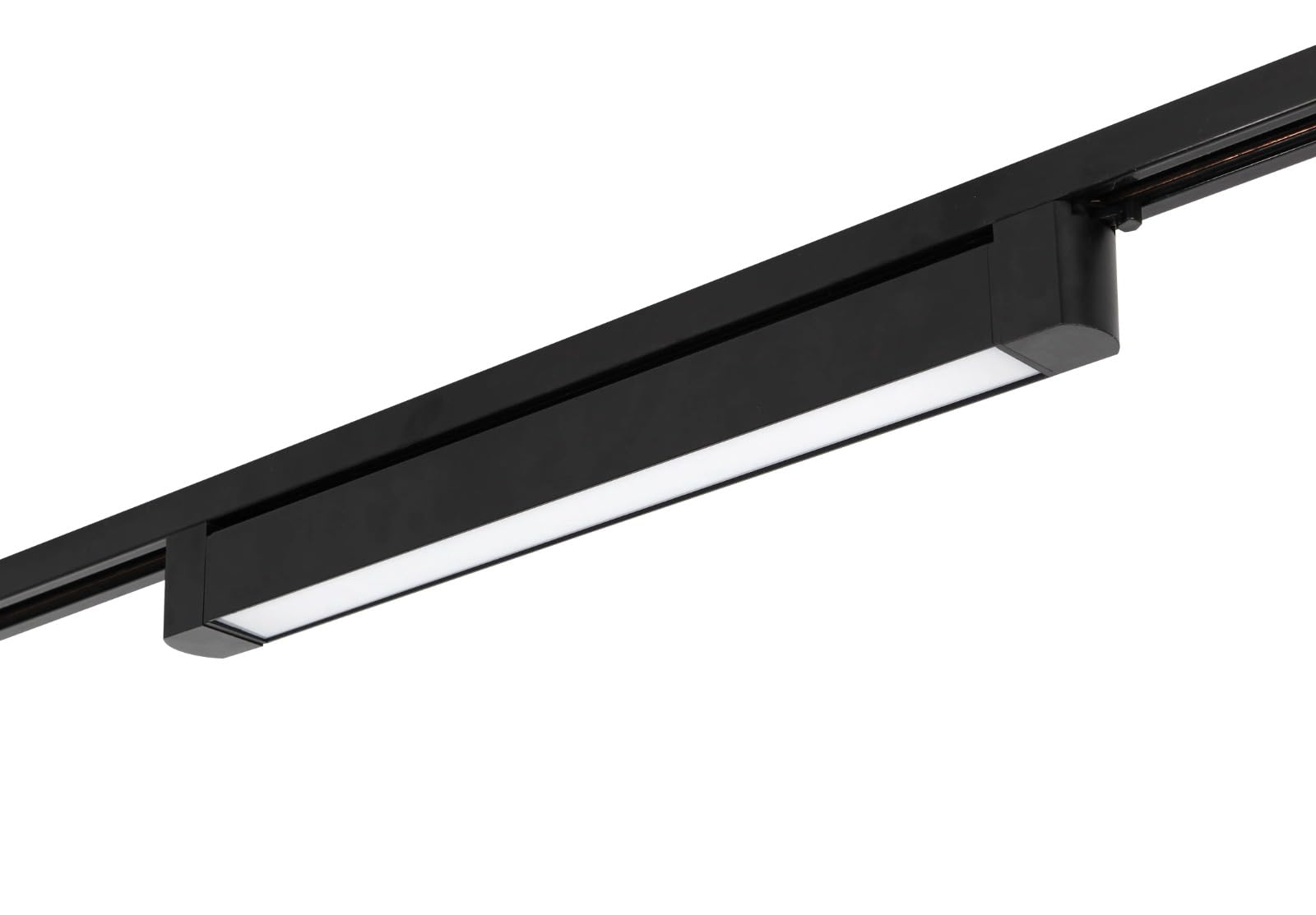 Nortek Bella 20W LED Track Light with Track Rail/Patti Included | Adjustable Metal Ceiling Spotlight | Matte Black Finish | Ideal for Hallways, Living Rooms, Showrooms and Restaurants. (Warm White)