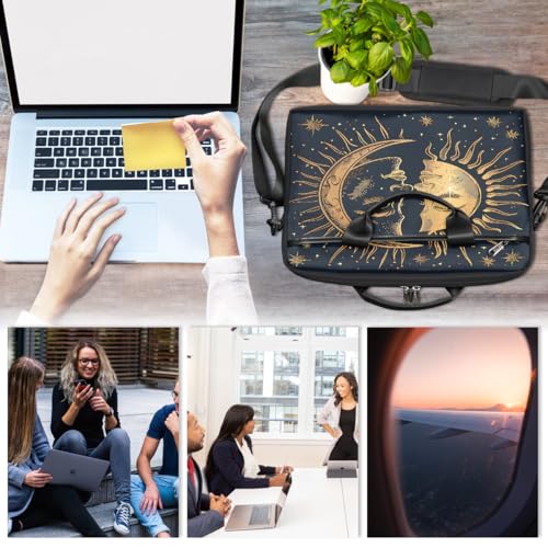 Bolsa para portátil estilo Bohemio 15 pulgadas con correa miniatura 6