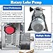 INTBUYING Stainless Steel Rotary Lobe Pump 800L/H Cam Rotor Emulsifier Homogenizer Transfer Pump for Cream, Honey, Chocolate 220V 3-Phase