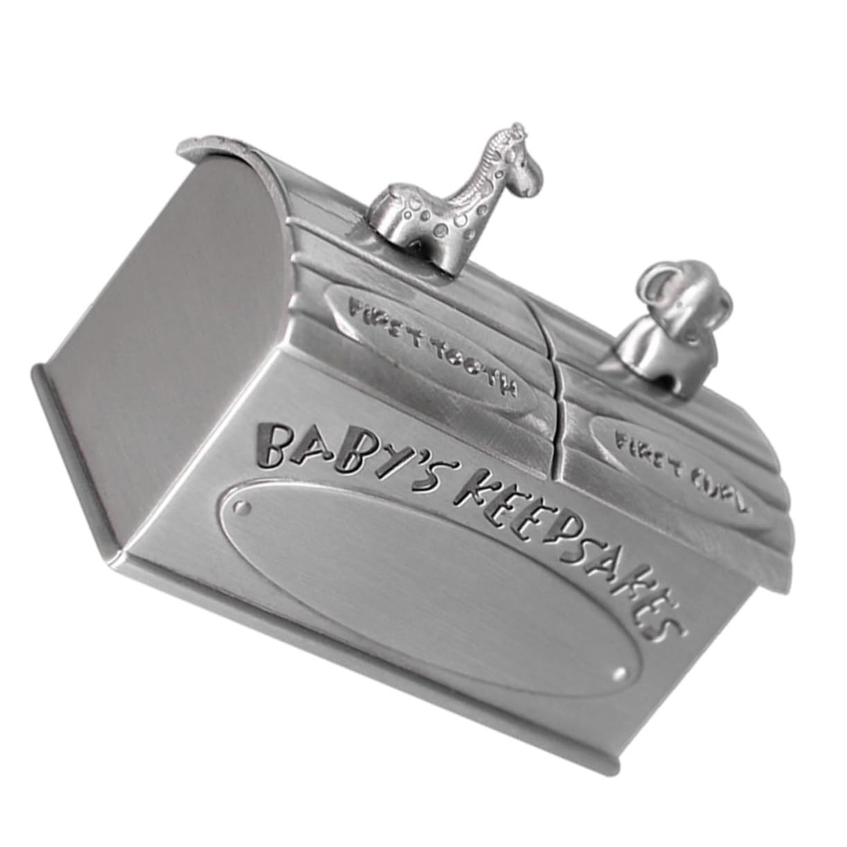 BESTonZON Unique Baby Teeth and Fetal Hair Keepsake Box Stylish Storage Case for Baby's First Tooth