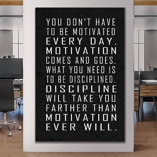 Impression de citations motivantes sur toile de bureau design - 3