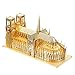 Piececool Puzzle 3D in metallo Metal 3D Puzzle puzzle 3D cattedrale di Notre Dame, parigi fai da te in 3D, puzzle in metallo, regalo di compleanno per adulti