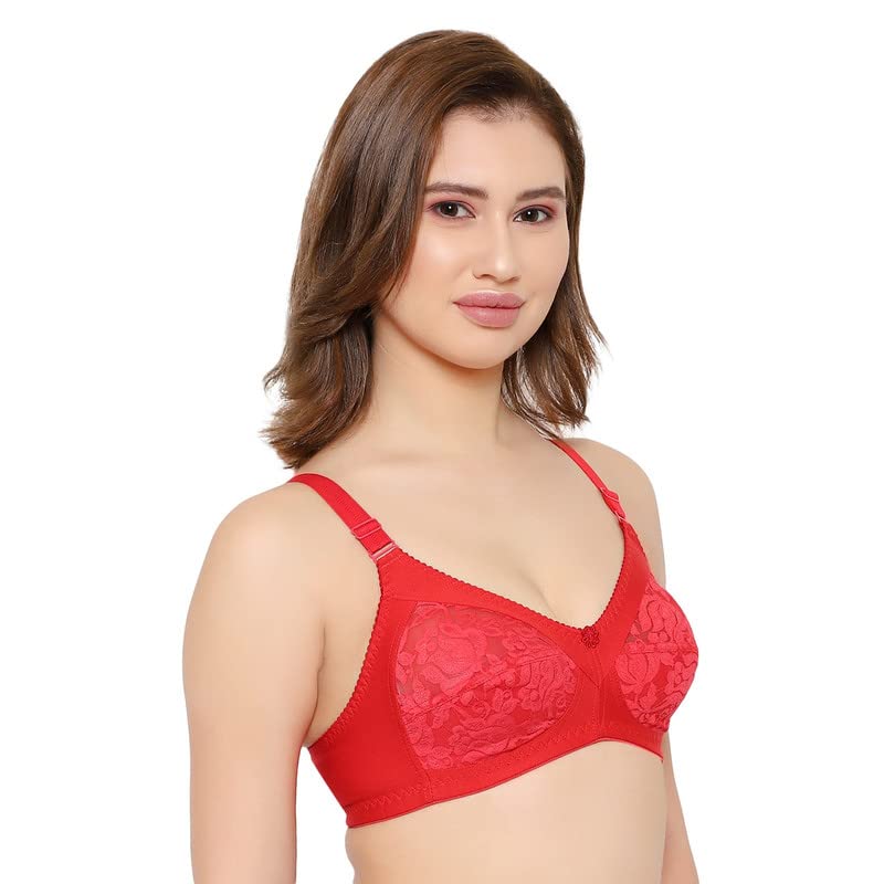 Image of Women Net Non-Padded Wire Free Regular Bra