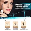 Eyelash-Growth-Serum-Krucasano-Eyebrow-Enhancer-Lash-Serum-for-Longer-Fuller-Lashes-Brow-Thicker-Pure-Plant-Extracts-Lash-Enhancing-Serum-3ml Eyelash Growth Serum, Krucasano Eyebrow Enhancer Lash Serum for Longer Fuller Lashes & Brow Thicker, Pure Plant Extracts Lash Enhancing Serum, 3ml, 0.1 Fl Oz (Pack of 1)