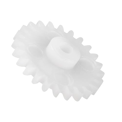 uxcell 20 engranajes de plástico de 24 dientes, modelo 242A, engranajes de tornillo sin fin de plástico para automóvil RC Robot Motor