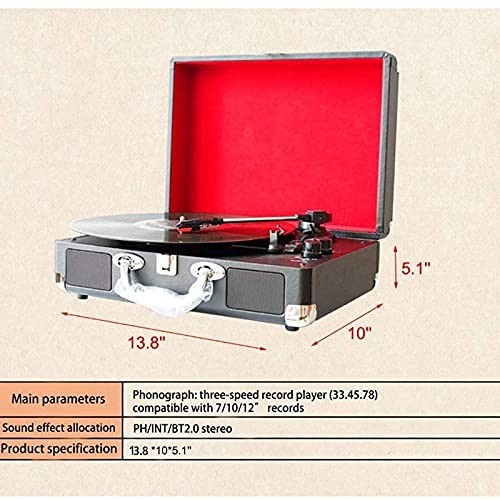 Tourne-Disque Vinyle Phonographe Bluetooth Tourne-Disque Rétro Électrique LP Style Européen Salon Maison À L’ancienne… - Les Beatles, Paul McCartney, John Lennon, RIngo Starr, George Harrison Tourne-Disque Vinyle Phonographe Bluetooth Tourne-Disque Rétro Électrique LP Style Européen Salon Maison À L'ancienne… – Image 7