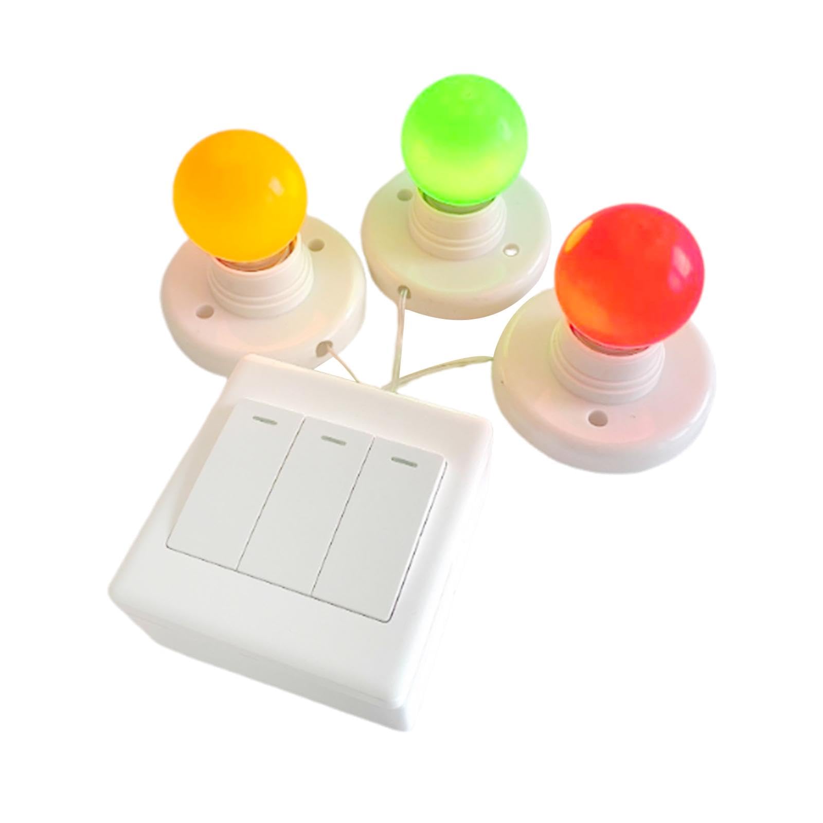 Tablero de Actividades con Piezas de Juguete Educativo Temprano, Tablero Sensorial con Piezas de Luz para Niños (para Viajes)