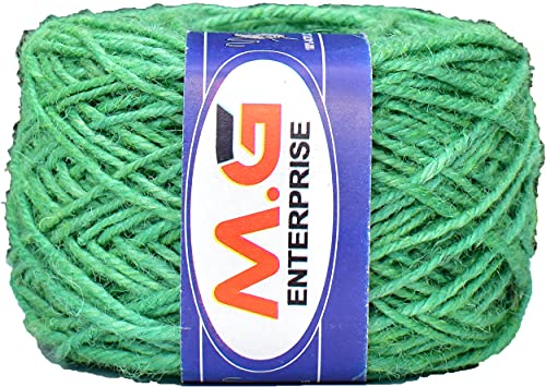 Image of M.G ENTERPRISE 3 Ply /Twisted Macrame Jute Cord /Dori Thread Airforce Blue 100 mtr for Macrame DIY, Craft Work,Plant Hanger Ropes etc-WB Art-AJBB