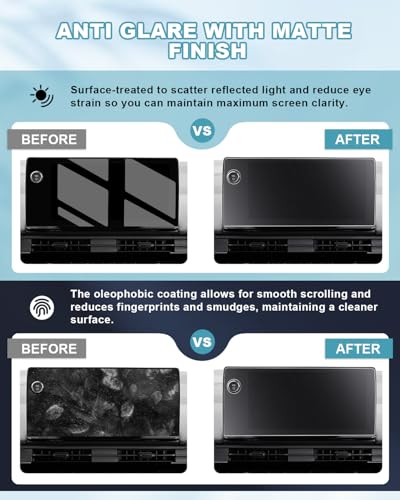 Image of CDEFG Matte Anti Glare for 2024 2025 2026 Acura ZDX Honda Prologue Screen Protector 11.3-Inch, Tempered Glass for 2024 2025 2026 Prologue ZDX Accessories Screen Cover, Anti-Fingerprint 9H