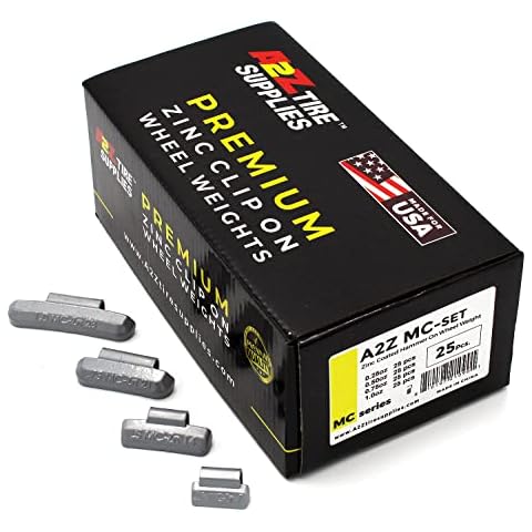 A2Z Tire Supplies MC Series Zinc Wheel Weights Cover