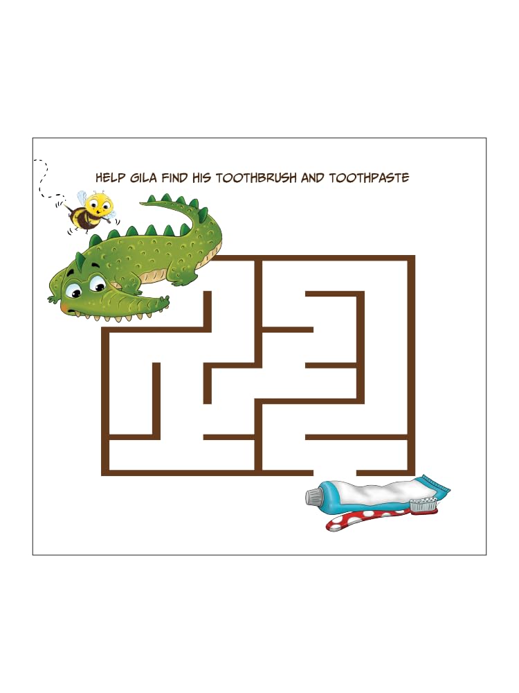 Biplob the Bumblebee Gila the Gharial BRUSHES his teeth (Early learners) 2