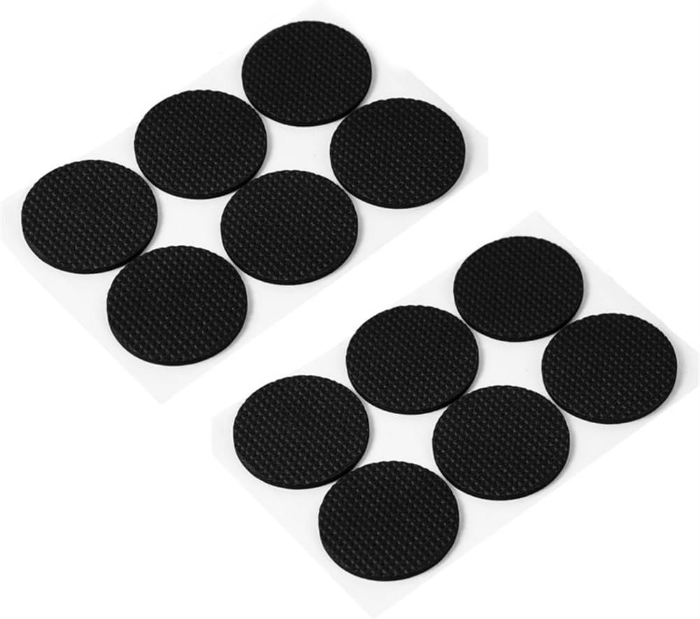24Pcs Non Slip Furniture Pads Premium Furniture Grippers Self-Adhesive Rubber Feet Ideal Protect Hardwood Laminate Flooring