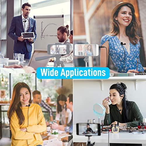 Comica Lavalier Mikrofon Ansteckmikrofon Clip-on Microphone Omnidirektional 3,5 mm TRRS, 2,5m für Smartphone Handy… - Image 8