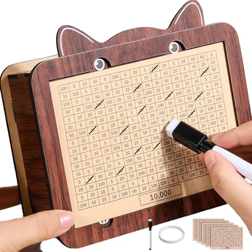 Banco Contador de Monedas – Bóveda de Ahorros Reutilizable de 17x12x6,5 cm, de Almacenamiento de Dinero de Juguete, Contador Digital Externo | Banco Práctico e Interactivo para Niños Jóvenes Adol