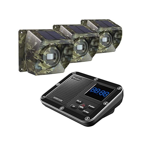 Solar Driveway Alarm Wireless Outside 1800ft Range, Outdoor Motion