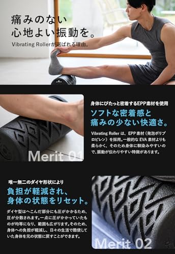 uFit Vibrating Roller 電動 フォームローラー プロ の商品画像 3