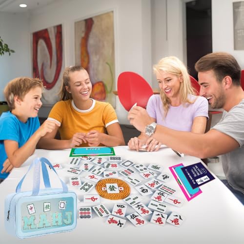 Bolsa práctica para accesorios de Mahjong 4 piezas miniatura 3