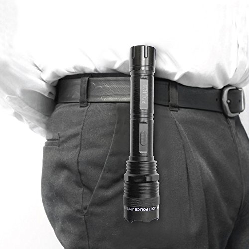 Street Wise Jolt Police 45,000,000 Tactical Stun Flashlight LED Rechargeable