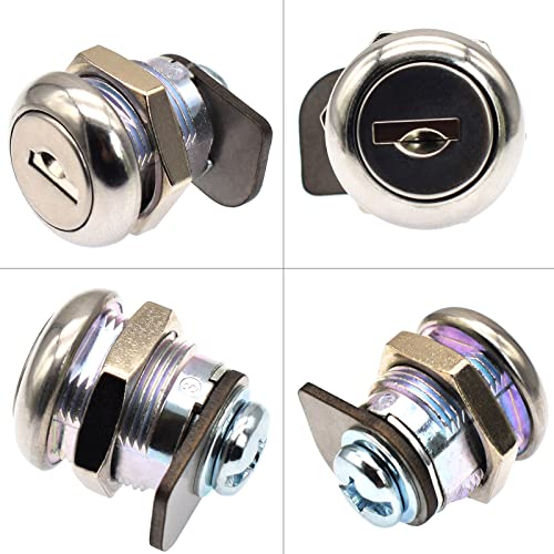 Riyitauto Truck Tool Box Locks With Keys 2 Pack 16Mm 5/8" Lock Cylinder For Pickup Toolbox Lock Cylinder For Latch Compatible With Uws Dee Zee Delta Kobalt Better Built Husky Craftsman Toolbox #TOP5