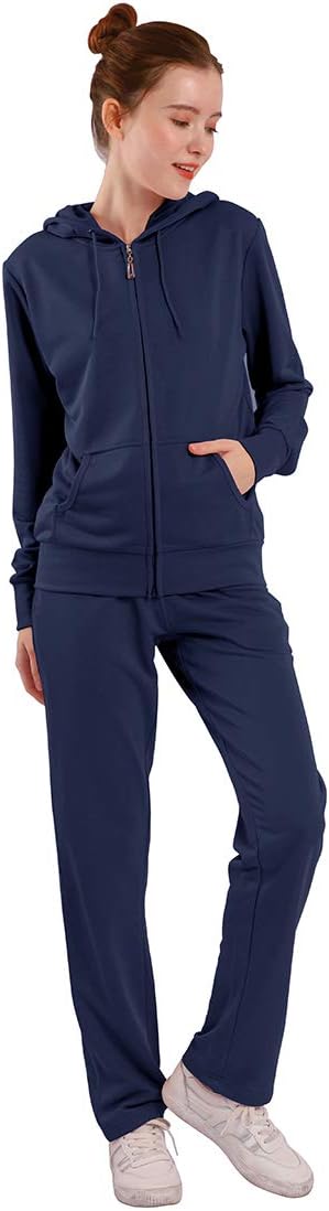 Gary Com 2 Piece Outfits Women's Tracksuit Sets Sweatsuit Long Sleeve Hoodie and Sweat Pants Zip Up Jogger Workout Suit - Image 5