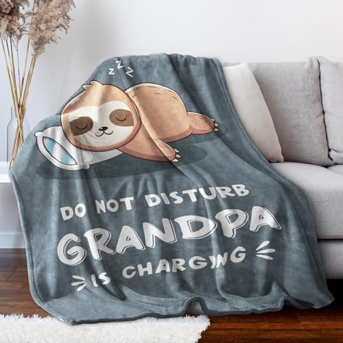 Funny-Grandpa-Birthday-Gifts-Grandpa-is-Charging-Sloth-Blanket-60×80-Gifts-for-Grandpas-from-Grandkids-Grandpas-Present-for-Fathers-Day-Christmas-Soft-Throws-Blanket-for-Grandfather Funny Grandpa Birthday Gifts Grandpa is Charging Sloth Blanket 60×80 Gifts for Grandpas from Grandkids Grandpas Present for Fathers Day Christmas Soft Throws Blanket for Grandfather