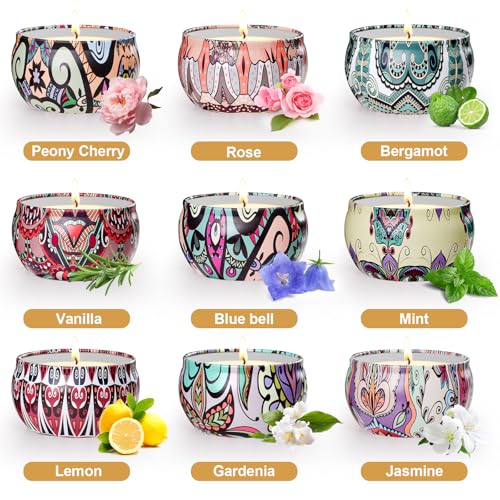 Scented-Candles-Gift-Set-for-Women-9-Pack-Candles-for-Home-Scented-180H-Burning-Soy-Wax-Aromatherapy-Jar-Candles-Gift-Set-Ideal-Gifts-for-Christmas-Valentines-Day-Mothers-Day-Birthday