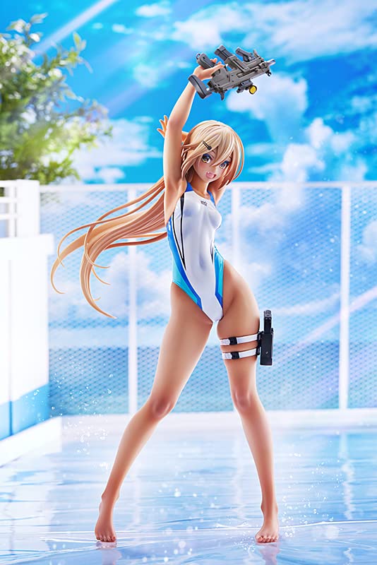 Amazon | 水泳部のコウハイちゃん 青色ラインの水着Ver. 1/7スケール