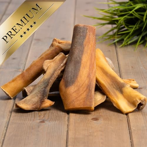 Lyra Pet® 10 kg Rinderkopfhaut 10000 g Goldbraun Kaustreifen Kausnack Leckerli Hundefutter
