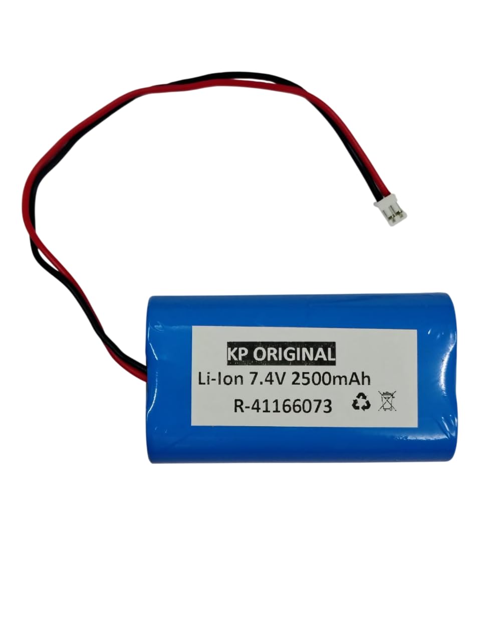 KP Original 7.4 Volt Battery Pack 2500 mAH Full Capacity 18650 Lithium Ion Rechargeable Battery Pack with JST 2 Pin Jack Robotics Industrial Inbuilt 2S-3-A BMS Security. (with BMS Card)-image-15