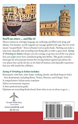 Eating & Drinking In Italian: Menu Translator And Italy Restaurant Guide (Europe Made Easy Travel Guides) #TOP1
