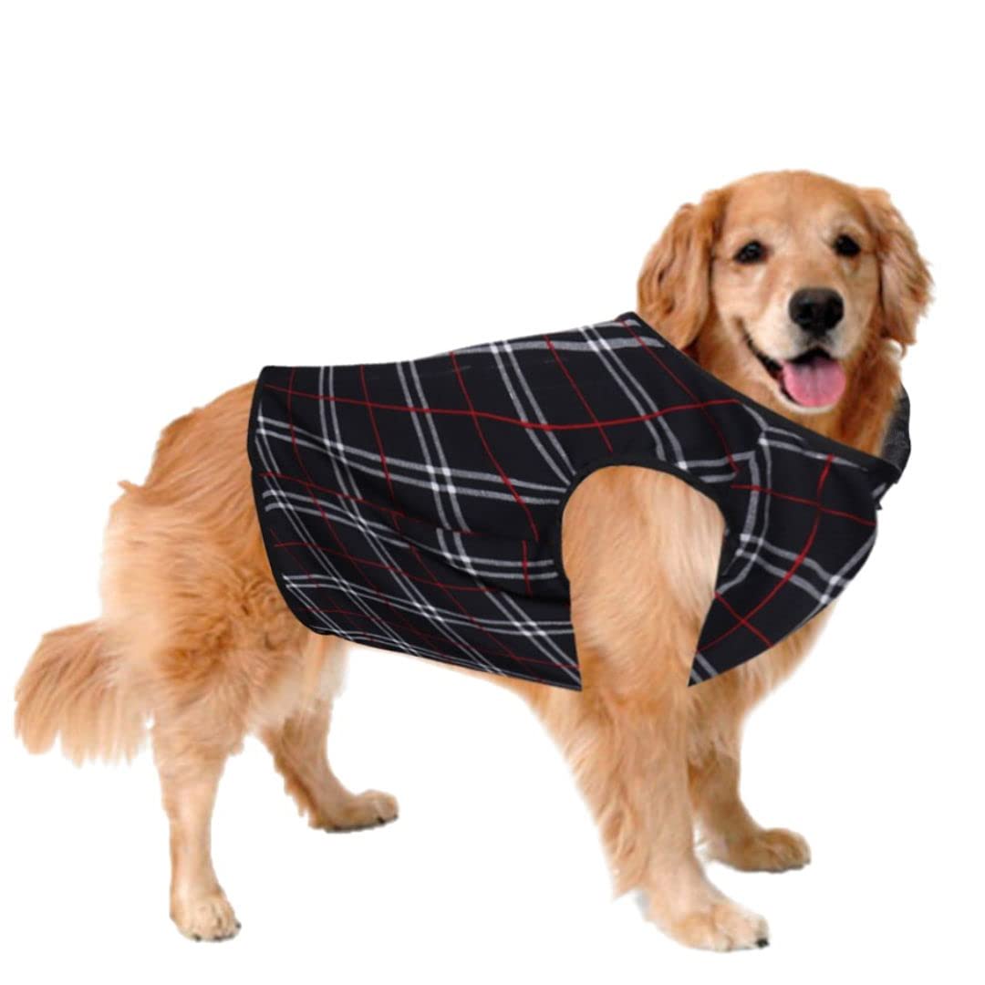 Sage Square Crazy Printed Dog T-Shirt, Trending Dog T-Shirt, Ultra Soft & Light Weight, Comfortable & Breathable Dog Apparel, Trendy Outfit (XXSmall - 10 inch) (Black Check Print) (B0B6WJ43VP) Amazon Price History, Amazon Price Tracker