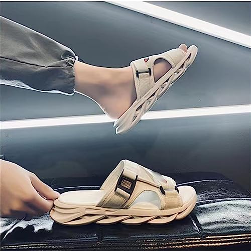 White Beach Slippers Outdoor Sandals Soft Sole Thick Sole Korean Version2