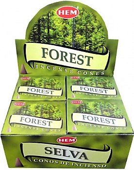 Incenso Hem - Forest - 4 scatole da 10 coni