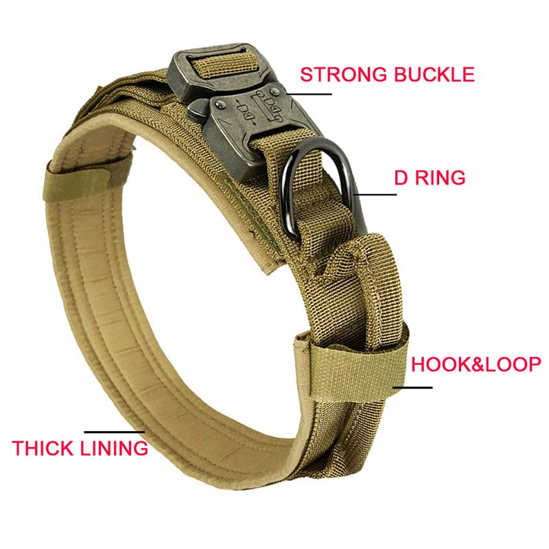 Outdoor Carrying Pet Hunting Tactical Camouflage Dog Collar