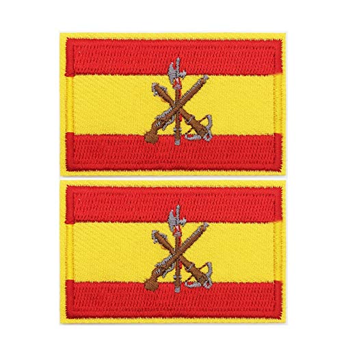 BANDERA DEL PARCHE BORDADO PARA PLANCHAR O COSER (LEGIÓN-2)
