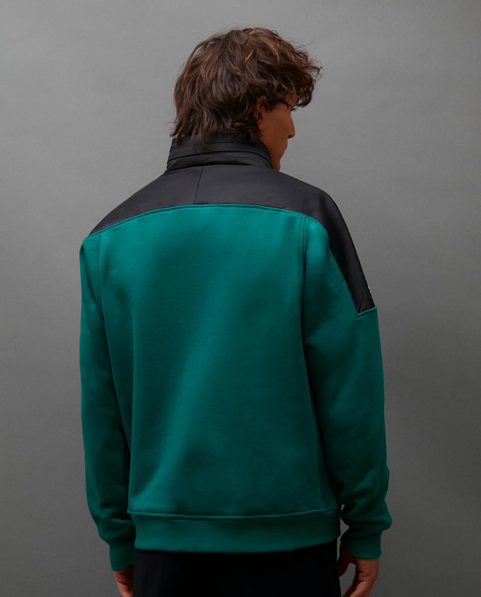 Kimoa - ASTON MARTIN F1 2024 Fernando Alonso - Sudadera Cremallera Hombre, Chaqueta Deportiva Hombre - Felpa - Capucha Desplegable - Tejido Reciclado