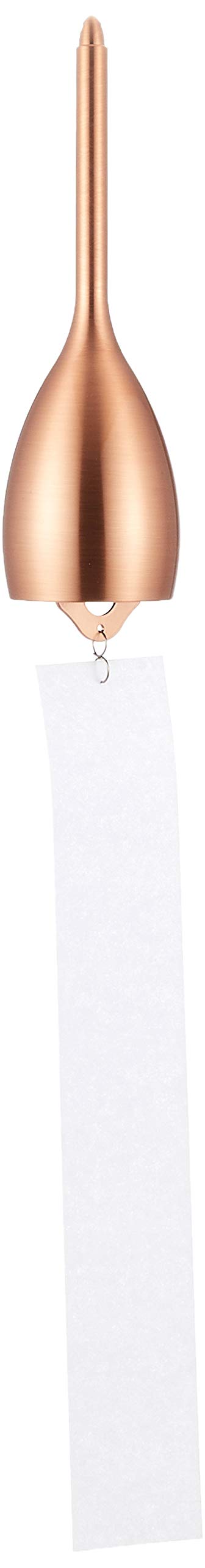 NOUSAKU Wind bell Chime Slim Japanese Furin Handmade Artifact Japan Craft Art Work (Pink Gold)