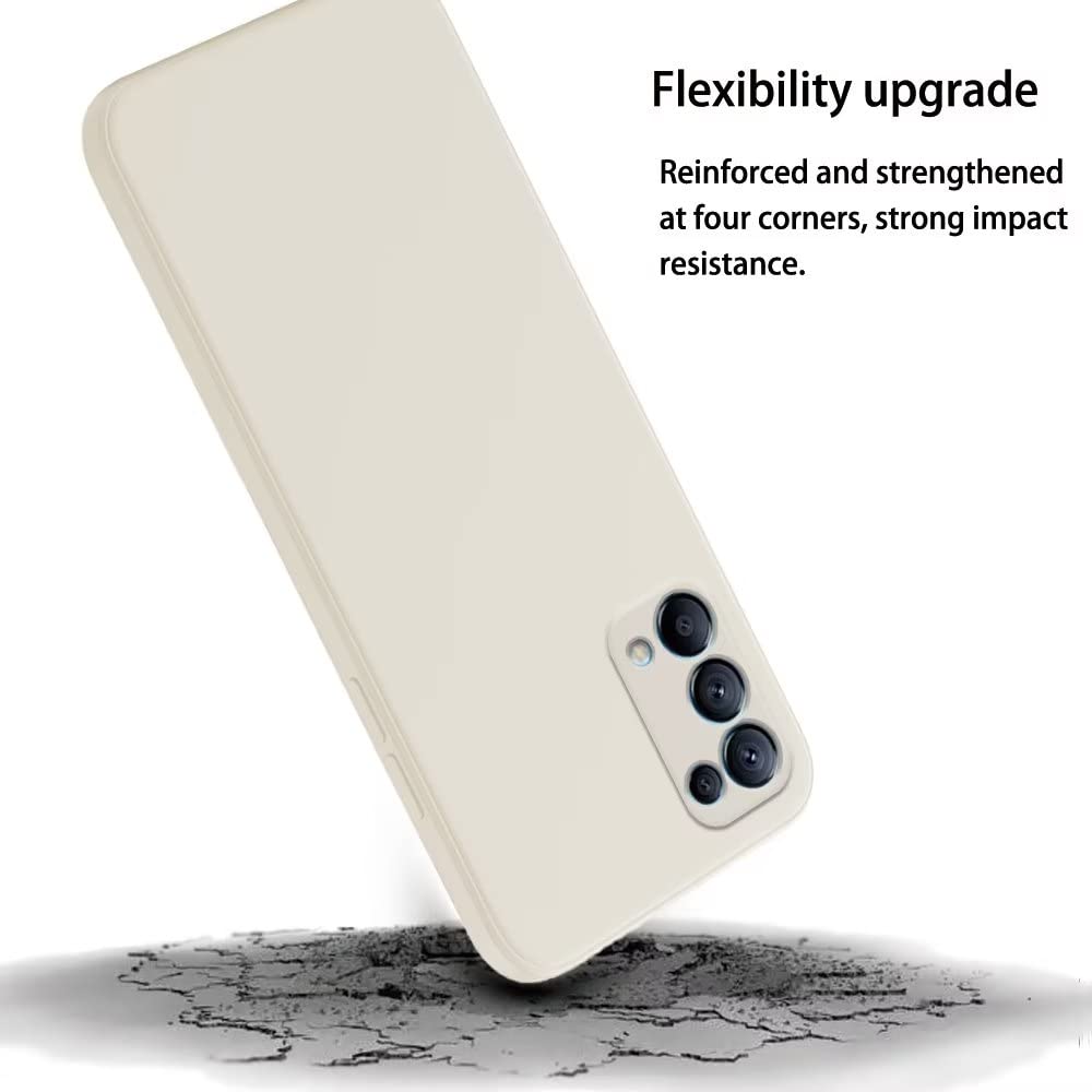 HONLEN Custodia per OPPO Find X3 Lite/OPPO Reno5 5G Case, (6.43 Inches) Trasparente Sfumato TPU Silicone Progettata, 4 Angoli rinforzati Case