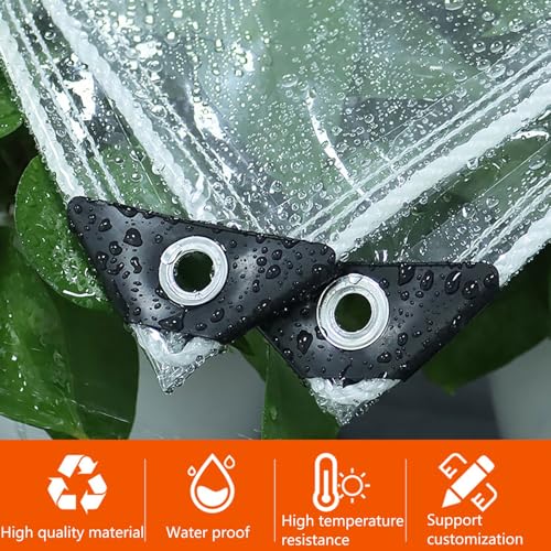 Lona de camping transparente y resistente para cubrir carpas contra el polvo y viento 4