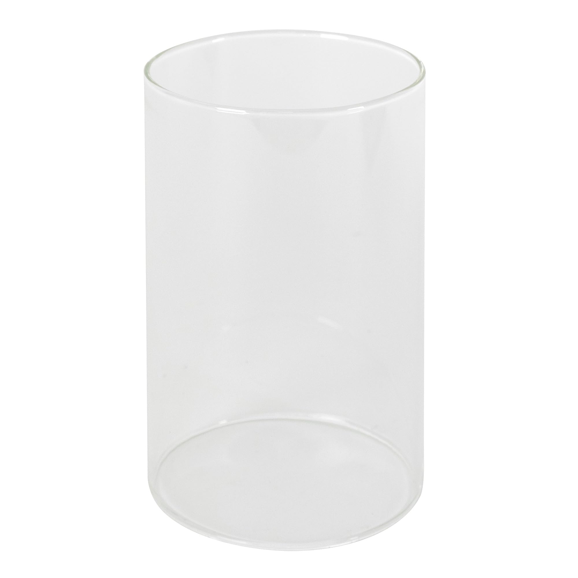 ECD Germany Faro de Madera Natural 22cm Decoración de Navidad Diseño de Ciudad Adorno Festivo de Cristal y Metal Aspecto Rústico Candelabro de Jardín Portavelas Decorativo de Interior y Exterior