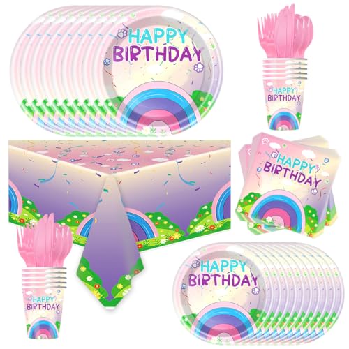 50% Off 81Pcs Cartoon Doll House Party Tableware Set