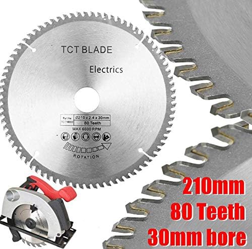 210mm 80T Circular Saw Blade, 80Teeth Table Saw Cemented Carbide Tct Round Universal Saw Blade Table Saw Disc - Image 3