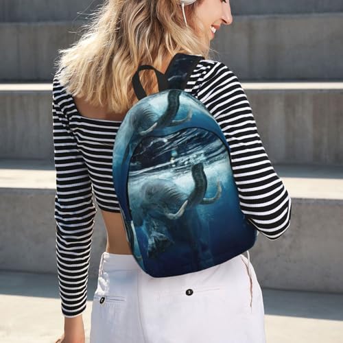 Mochila de mano de elefante africano con diseño funcional mujer 7