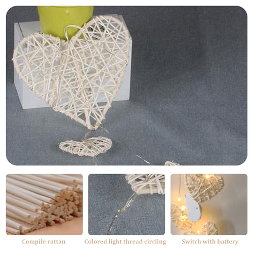 Consejos y comparativas para Comprar Corazón mimbre decorativo listamos los 10 mejores. 5 Imagen adicional